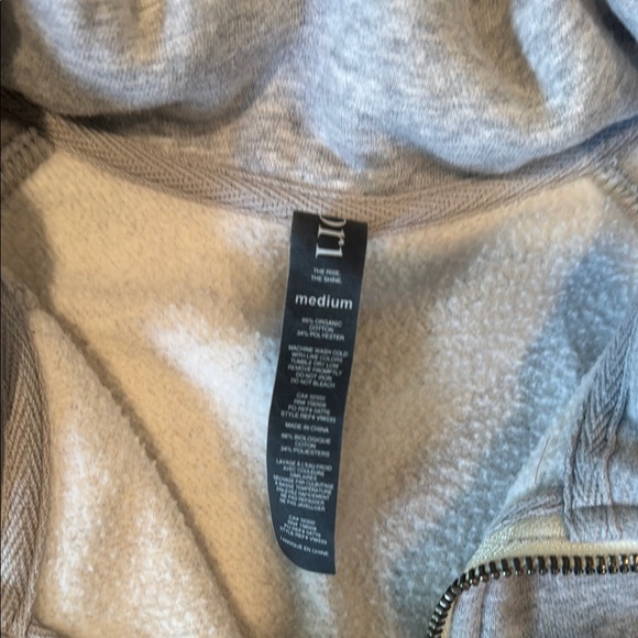 Women’s Gray Half-Zip Sweater - Picture 3 of 4